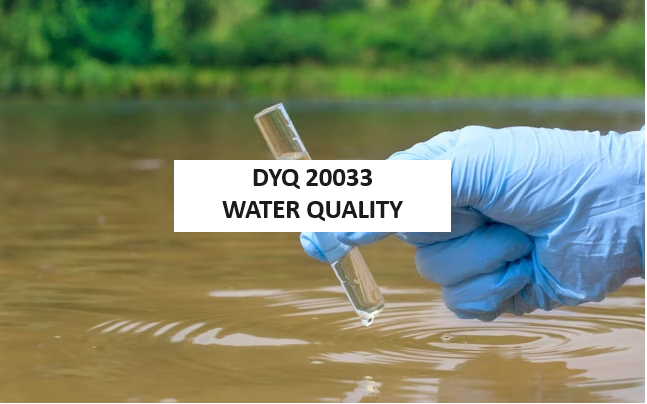 DYQ20033 - WATER QUALITY